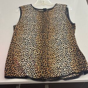 D&G Animal Print Sleeveless Blouse